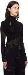 Dion Lee Black Helix Sweater