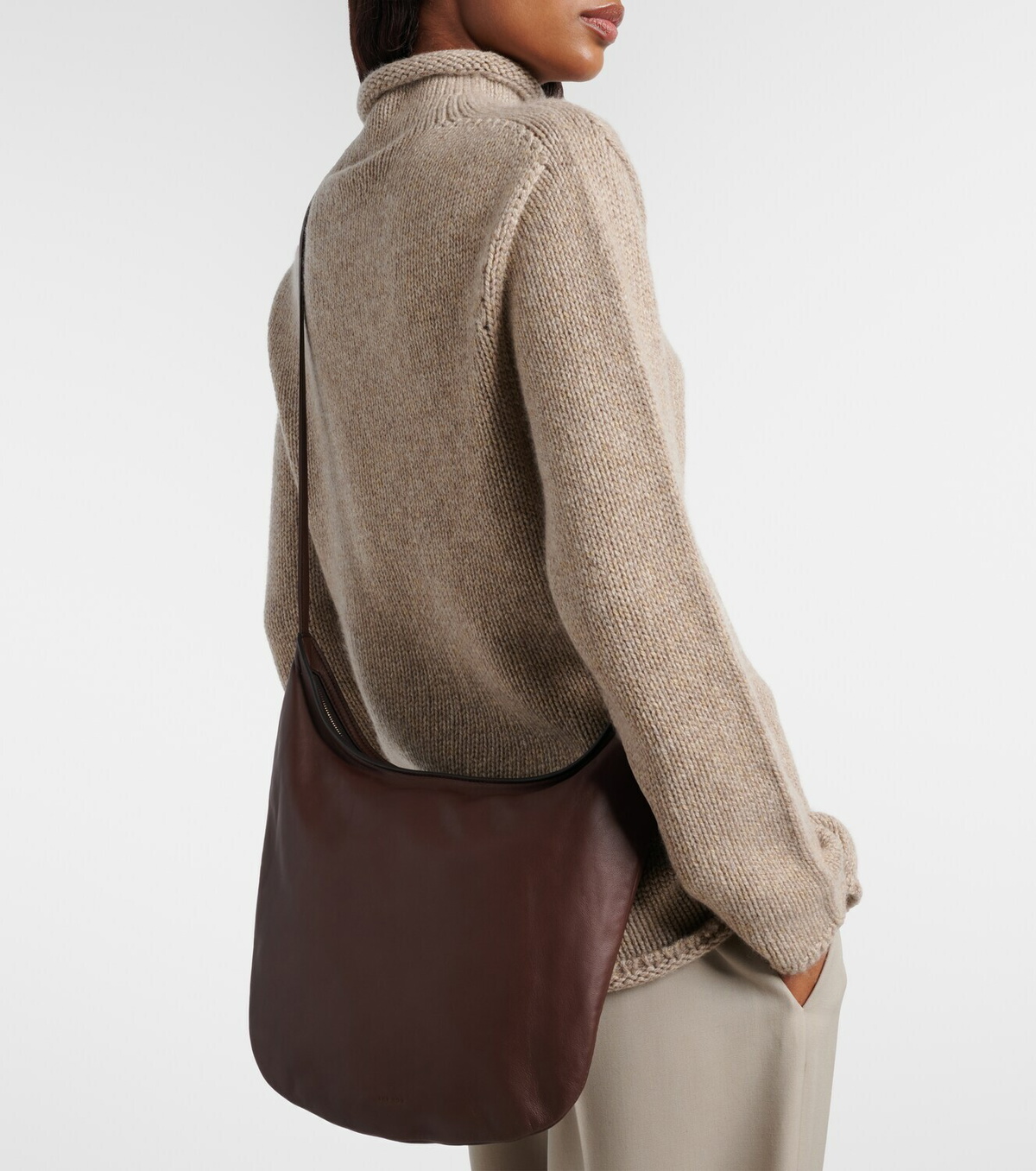 The Row N/S Izzy leather shoulder bag