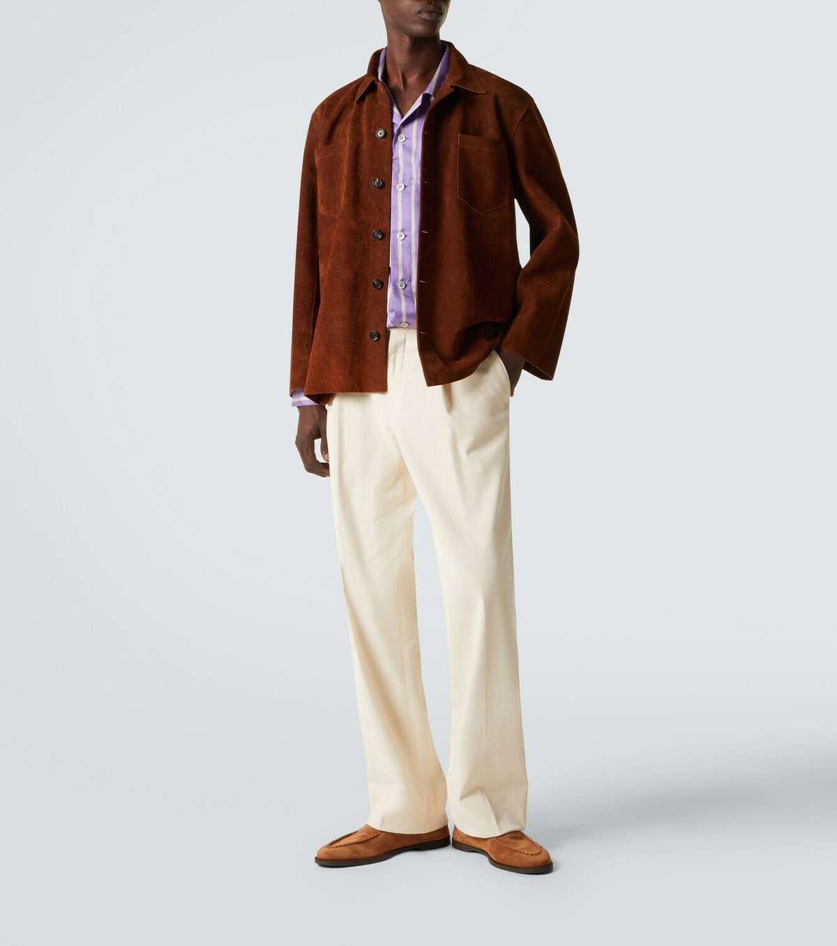 John Lobb Pace suede loafers