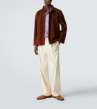 John Lobb Pace suede loafers