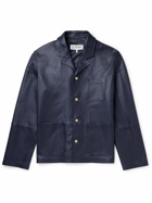 LOEWE - Leather Jacket - Blue