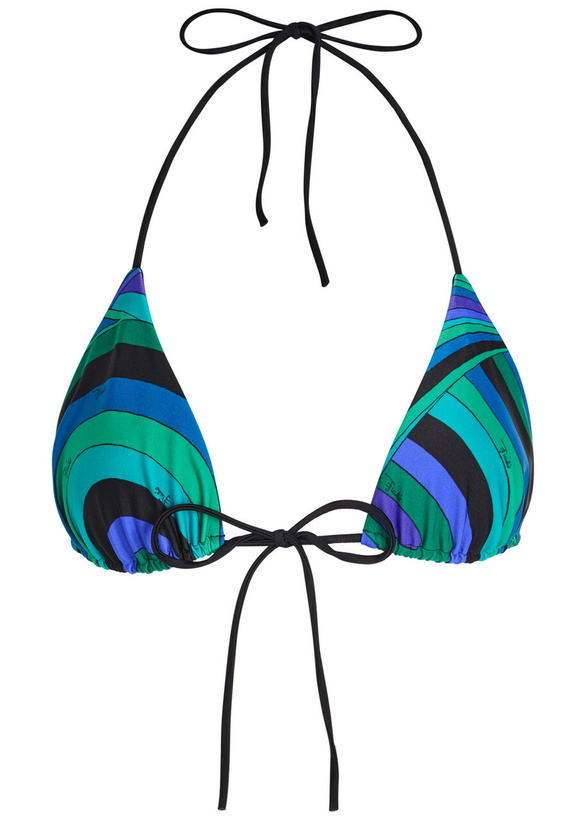 Photo: Pucci Printed Halterneck Bikini top Multi Print