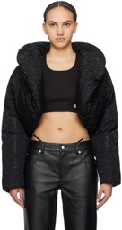 Alexander Wang Black Hotfix Down Jacket
