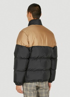 Logo Patch Down Jacket in Black