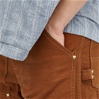 Human Made Men's Duck Double Knee Pants in Brown