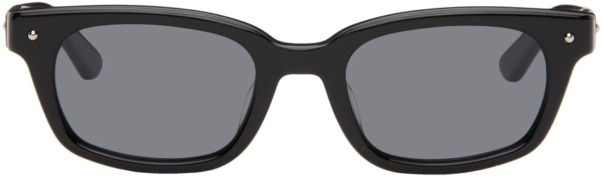 BONNIE CLYDE Black Checkmate Sunglasses