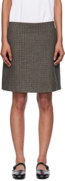 A.P.C. Brown Adelma Miniskirt