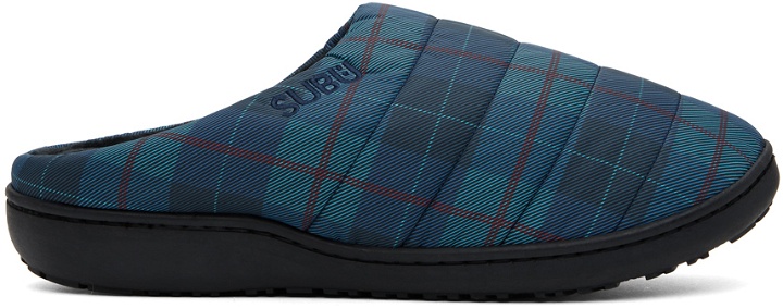 Photo: SUBU Blue Quilted Check Slippers