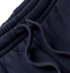 Lacoste Tennis - Logo-Appliquéd Fleece-Back Cotton-Blend Jersey Shorts - Blue