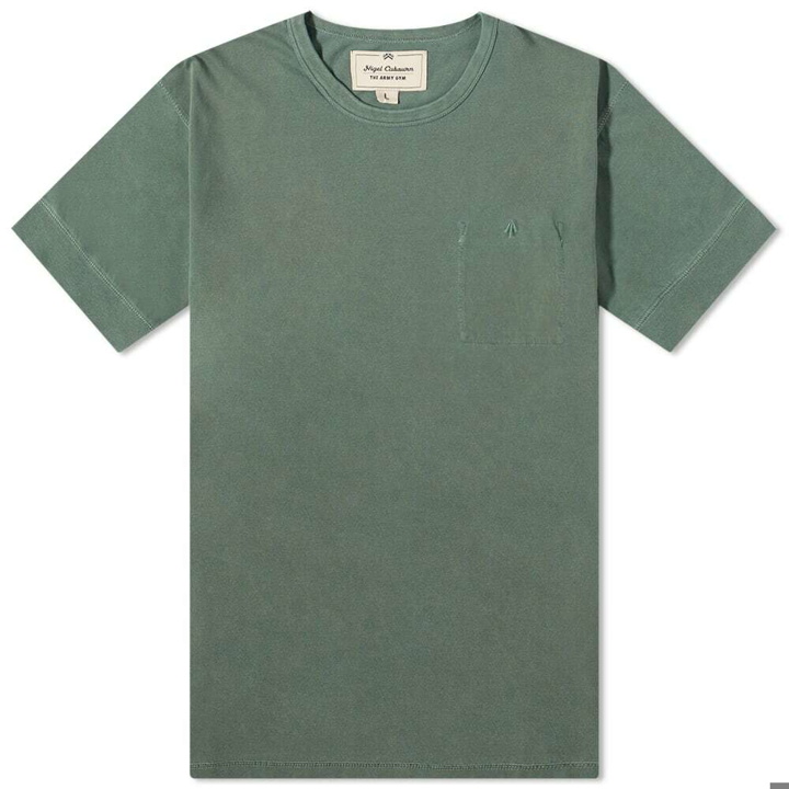Photo: Nigel Cabourn Men's Military Pocket T-Shirt in Sports Green
