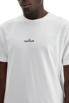 STONE ISLAND regular fit logo t-shirt White