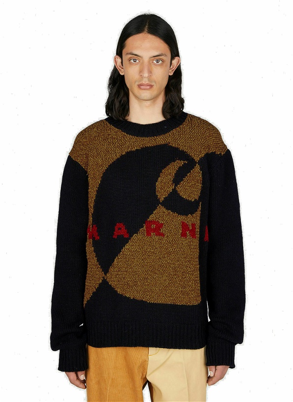 Photo: Marni x Carhartt - Logo Sweater in Black