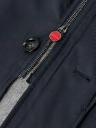 Kiton - Shell Coat - Blue
