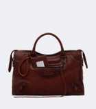 Balenciaga Le City Medium leather top-handle bag