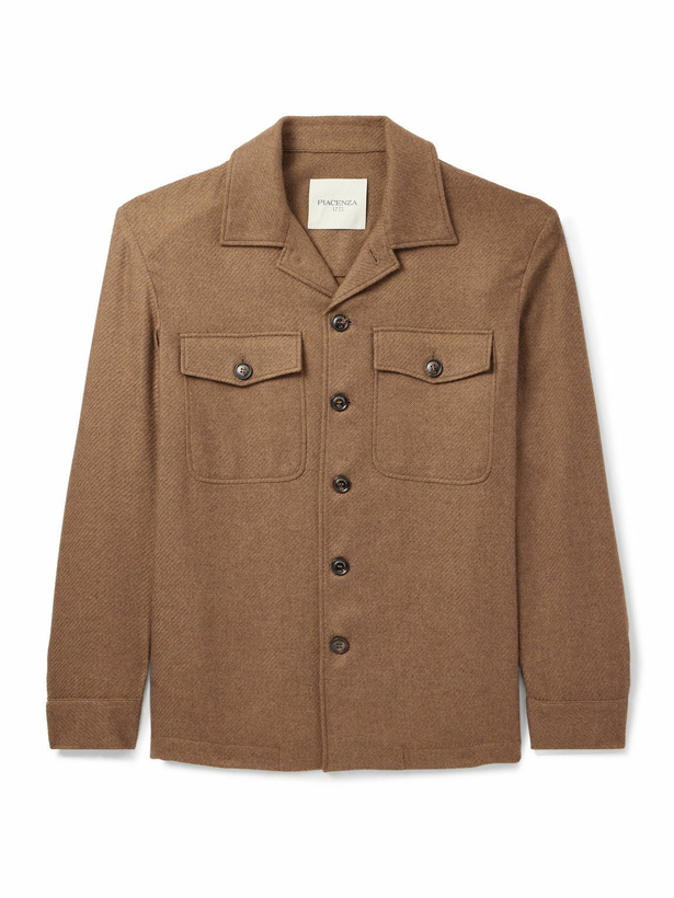 Photo: PIACENZA 1733 - Cashmere and Silk-Blend Overshirt - Brown