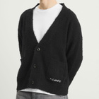 Picante Men's Shaggy Cardigan in Black