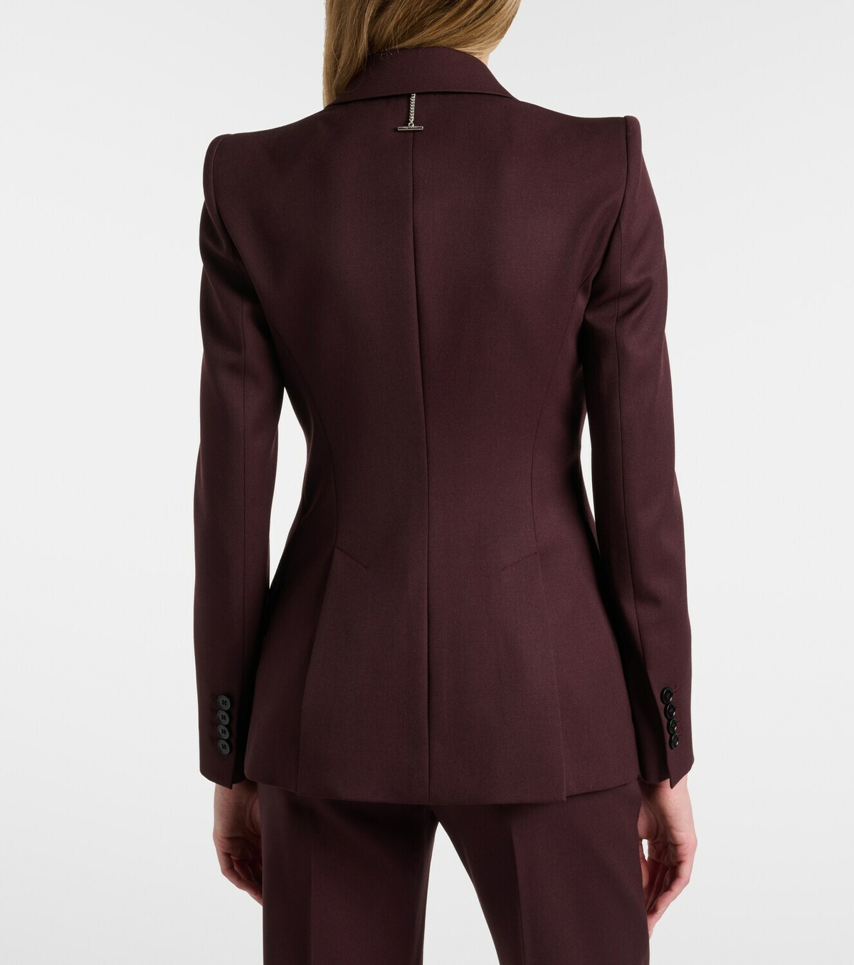 McQueen Wool grain de poudre blazer