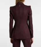 McQueen Wool grain de poudre blazer