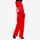 JW Anderson Women's x Run Hany Cropped Hoody in Scarlet