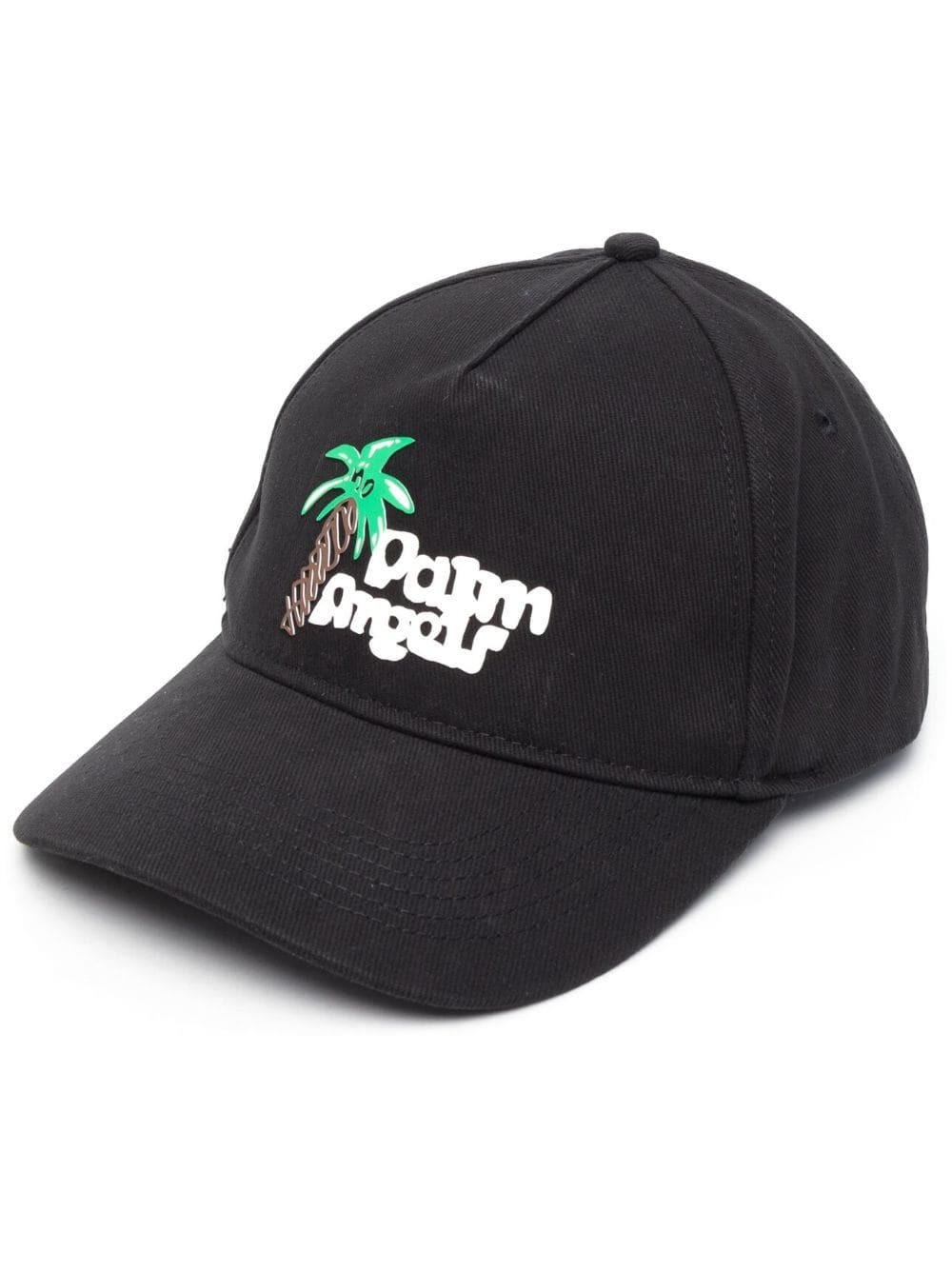 PALM ANGELS - Logo Cotton Baseball Cap Palm Angels