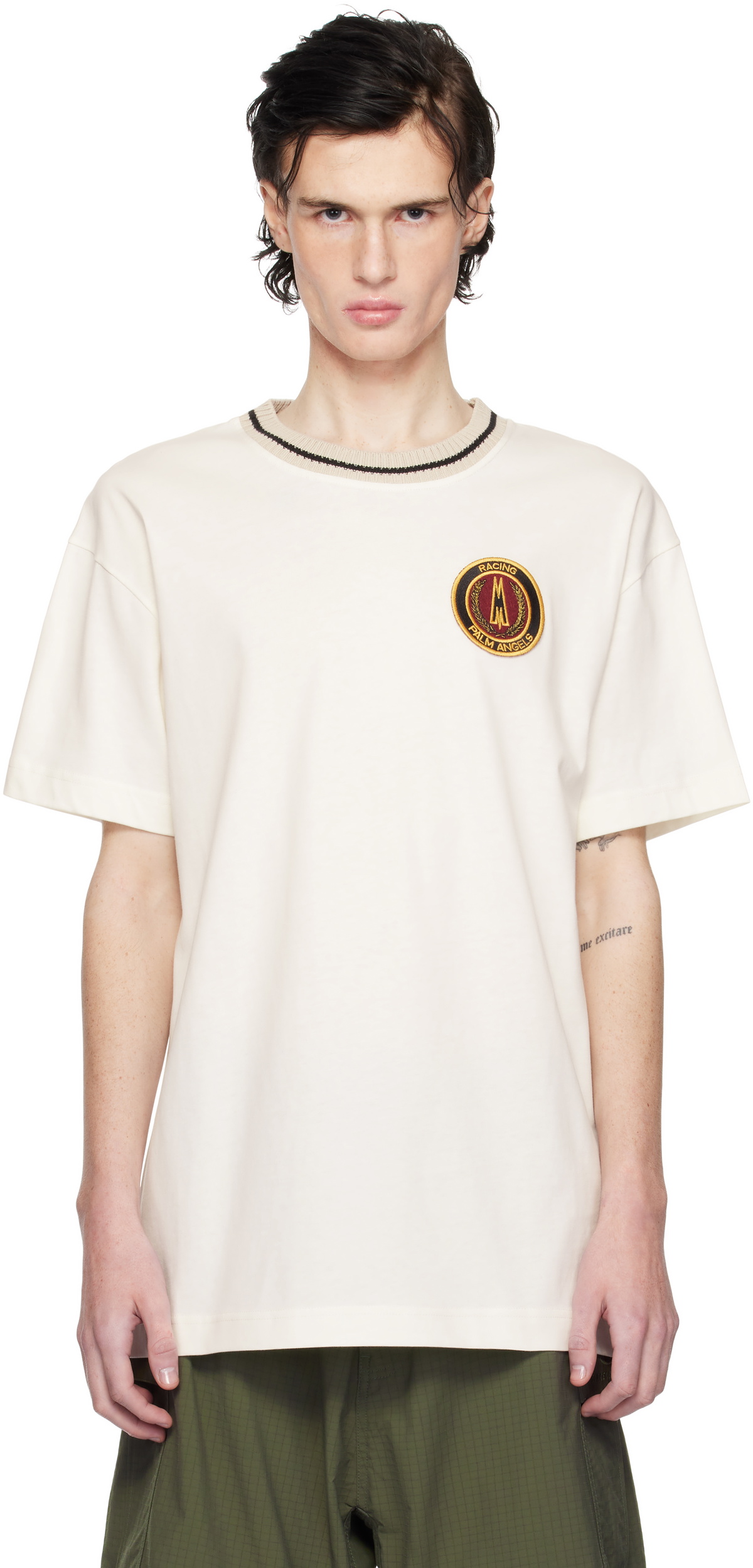 【送関込】MONCLER x Palm☆Angels Tシャツ Moncler Genius Moncler x Palm Angels White SS T-shirt