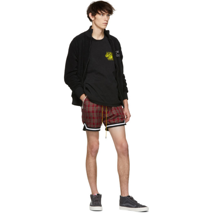 Rhude Red Plaid Shorts Rhude