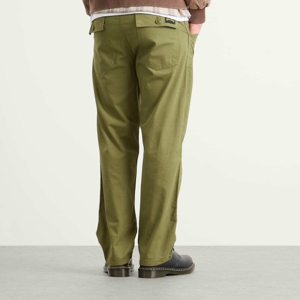 Stan Ray Men's Fat Pant in Olive Ripstop