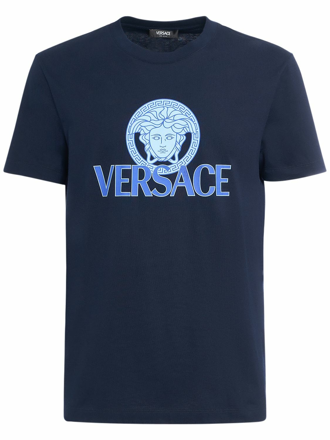 Photo: VERSACE - Logo Cotton T-shirt