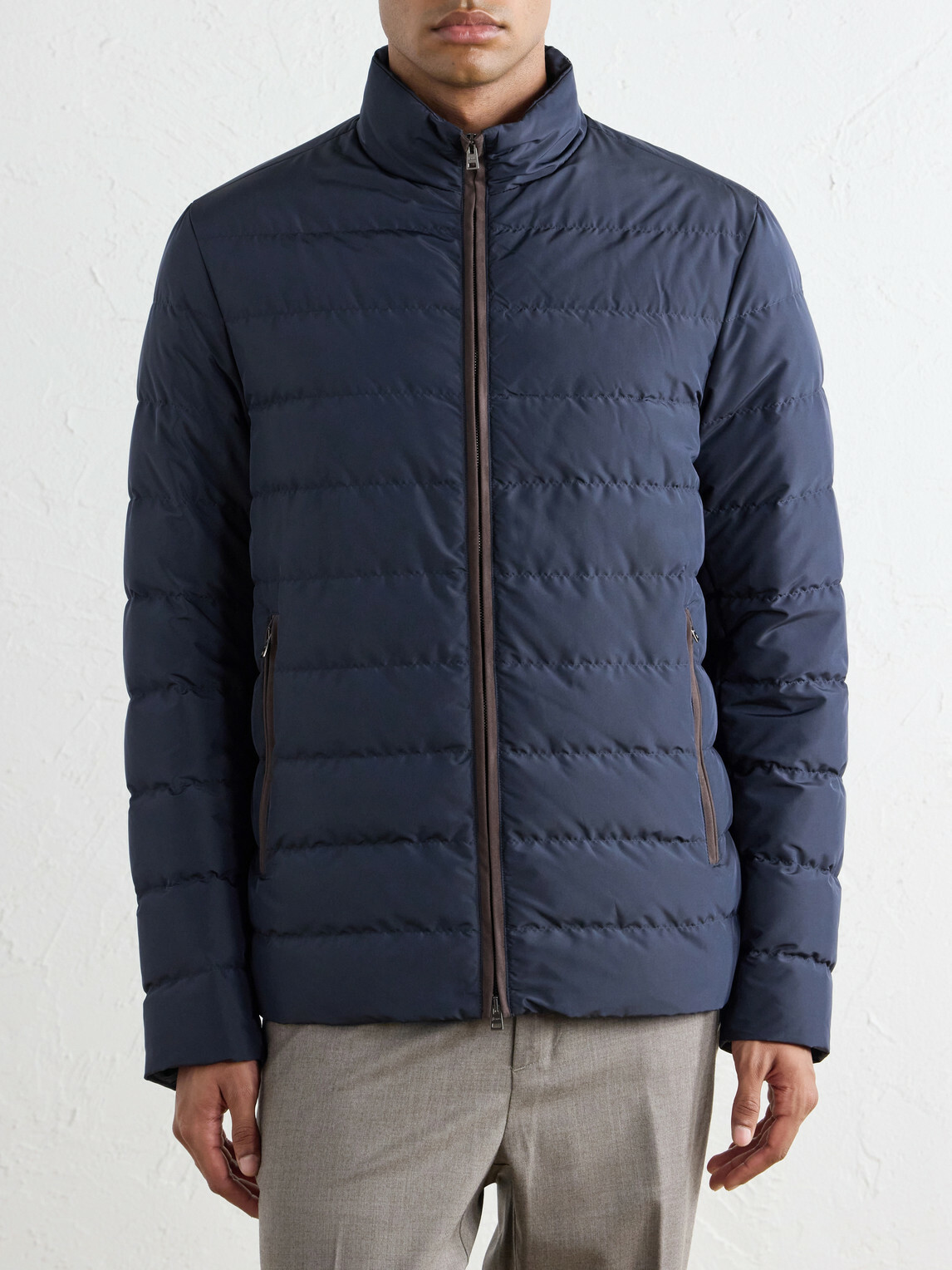 Herno - Quilted Padded Down Jacket - Blue