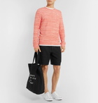 Folk - Textured-Cotton Drawstring Shorts - Men - Black