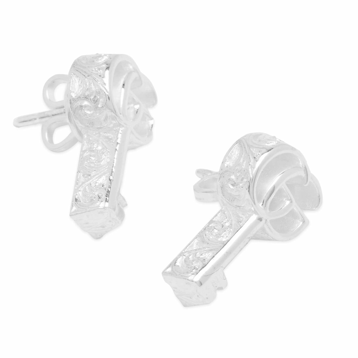 Gucci Women's GG Marmont Key Earrings in Silver