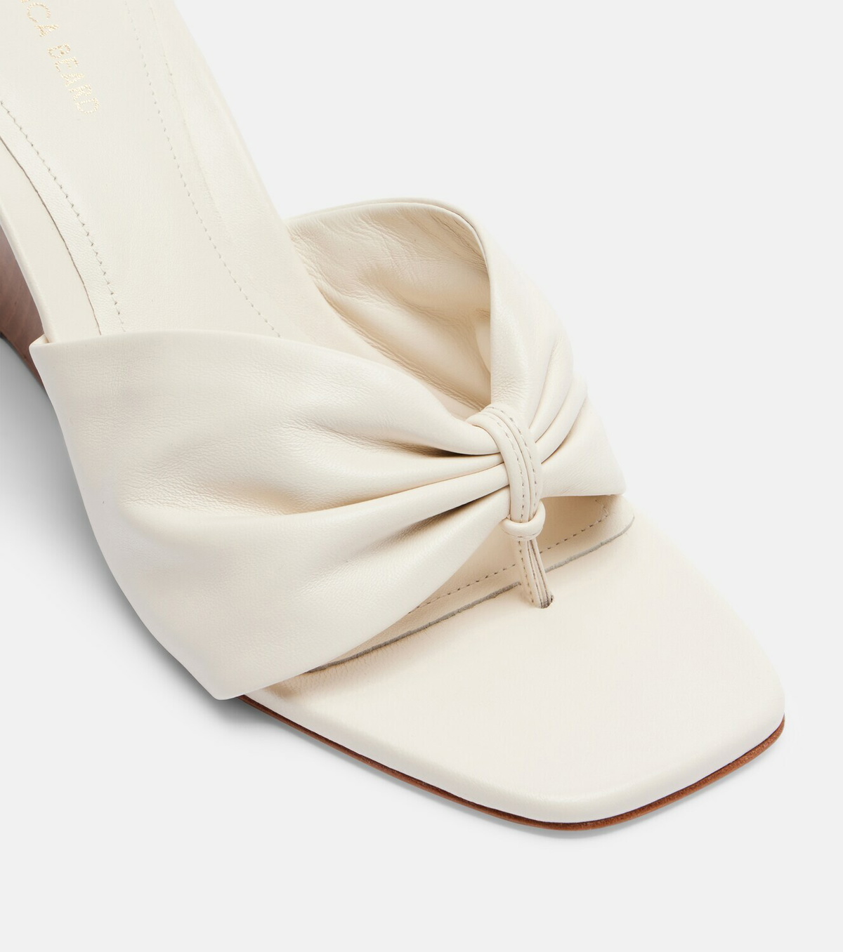 Veronica Beard Leather wedge sandals