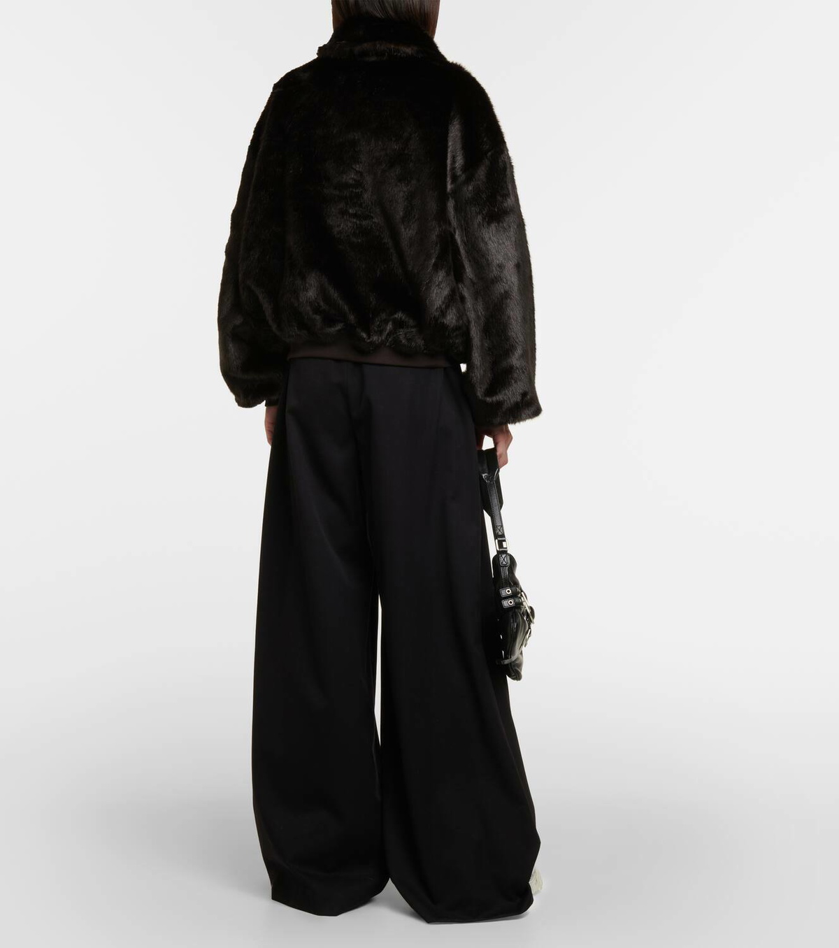 The Frankie Shop Pam faux fur bomber jacket