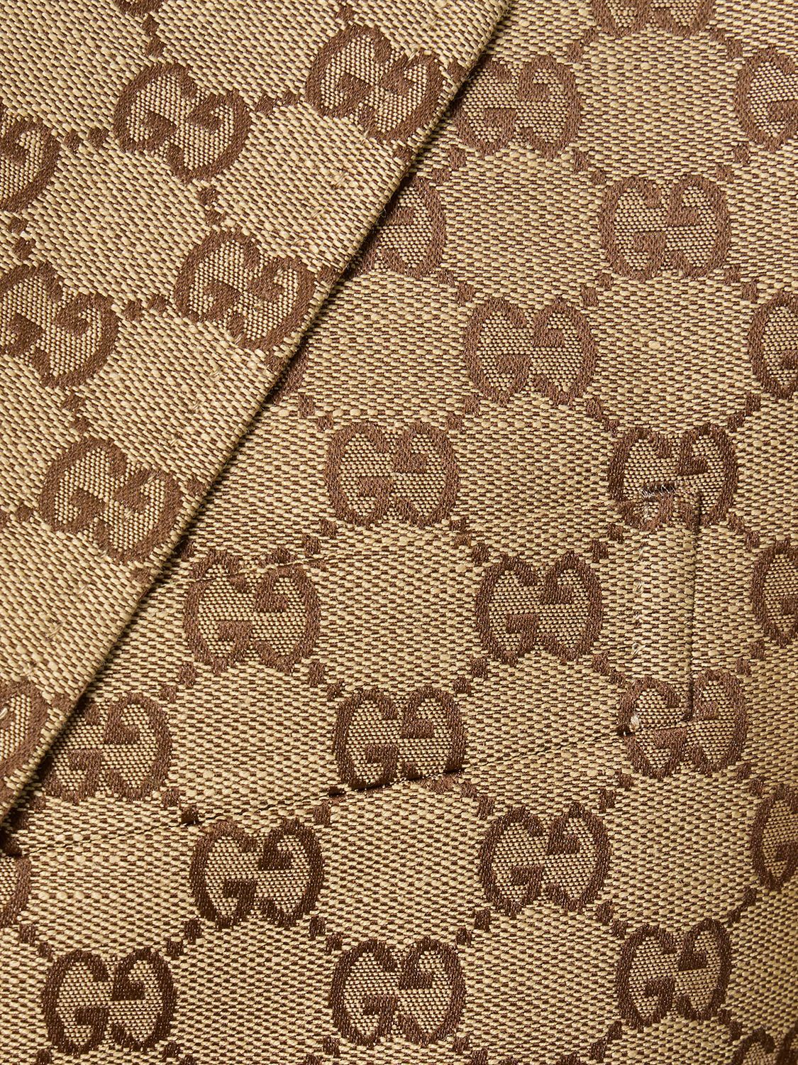 GUCCI - Summer Gg Supreme Linen Blend Jacket