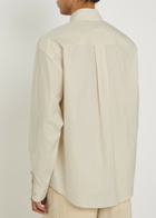 Lemaire Cotton and Silk-blend Shirt Cream