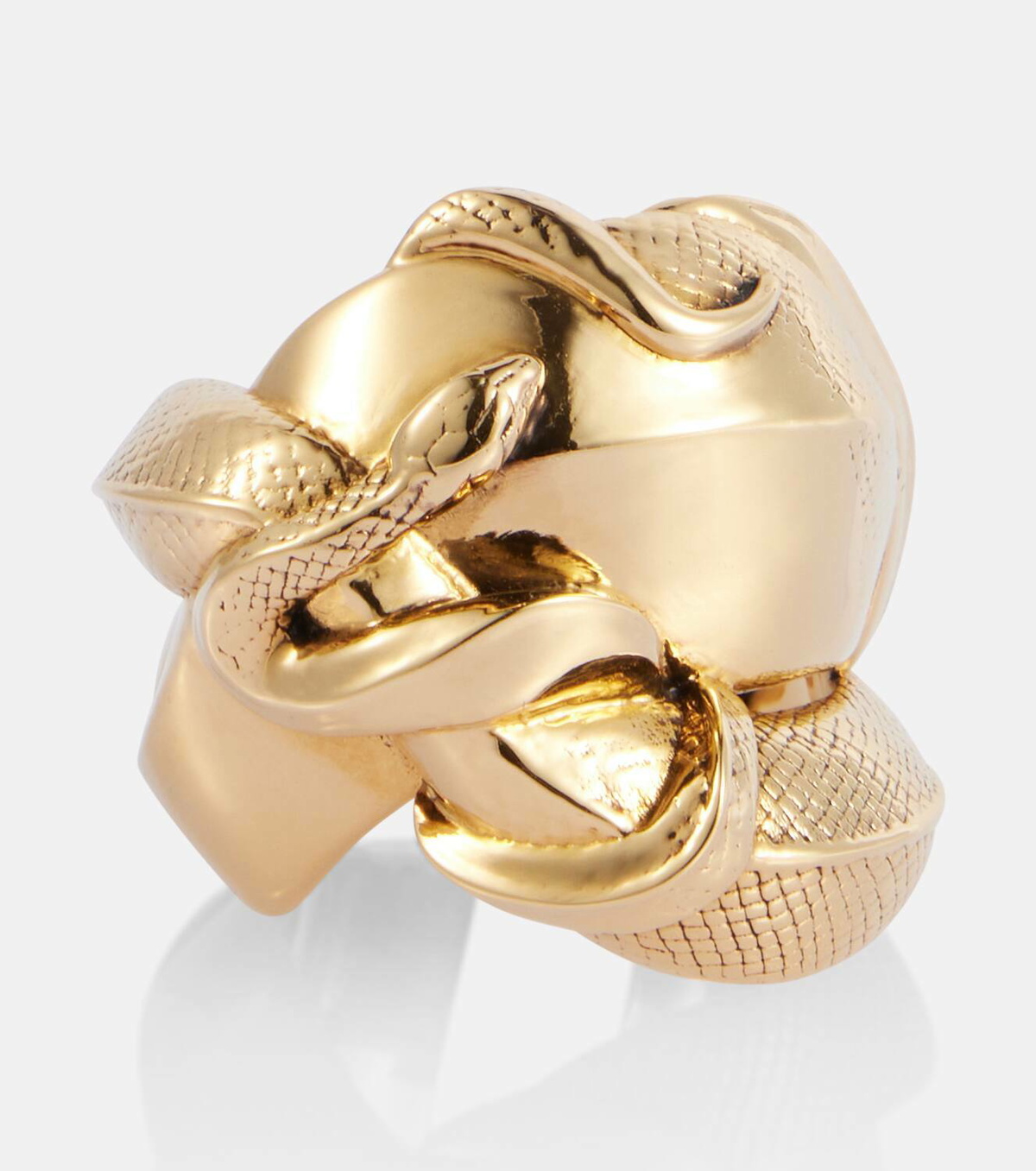 【送料&関税込】Alexander McQueen Brass Ring Alexander McQueen Snake ring Alexander McQueen