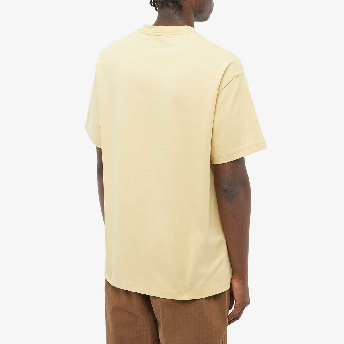 Blue Flowers Men's Flower T-Shirt in Faded Sunlight