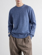 Valentino Garavani - Appliquéd Wool Sweater - Blue