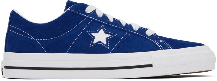 Photo: Converse Blue One Star Pro Low Top Sneakers