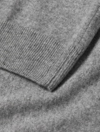 Sunspel - Cashmere Half-Zip Sweater - Gray