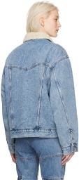 Givenchy Blue Faded Denim Jacket
