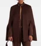 Gucci Horsebit wool cape