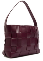 ST. Agni Woven Mini Leather Tote - Plum - One Size