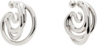 Panconesi Silver Triptych Medium Earrings