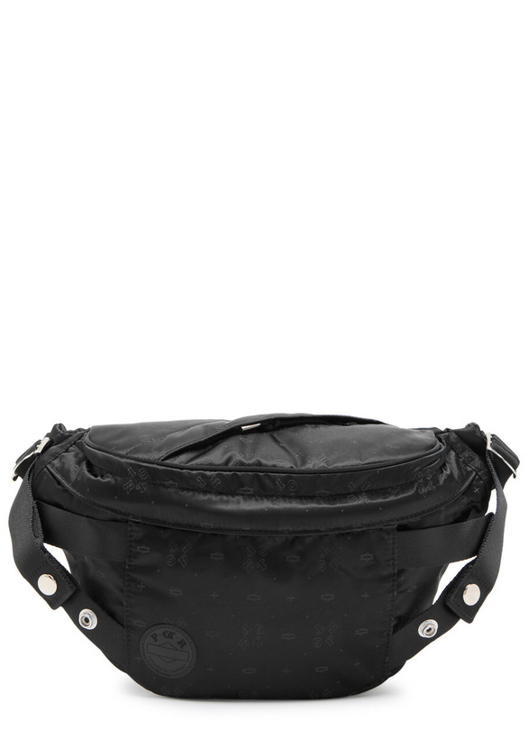 Photo: Porter Logo-monogram Jacquard Belt bag - Black - One Size