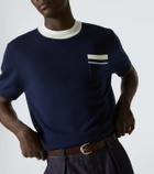 King & Tuckfield Knitted wool T-shirt