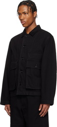 LEMAIRE Black Boxy Denim Jacket