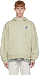 ADER error Khaki Twin Heart Hoodie