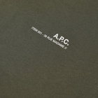 A.P.C. Item Logo T-Shirt in Khaki