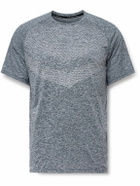 NIKE RUNNING - Stride Dri-FIT ADV Mesh T-Shirt - Blue